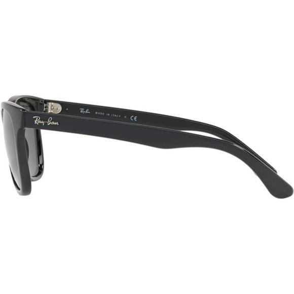 Ray-Ban RB4184 Square Sunglasses, Black/Green, 54 mm For Women And Men